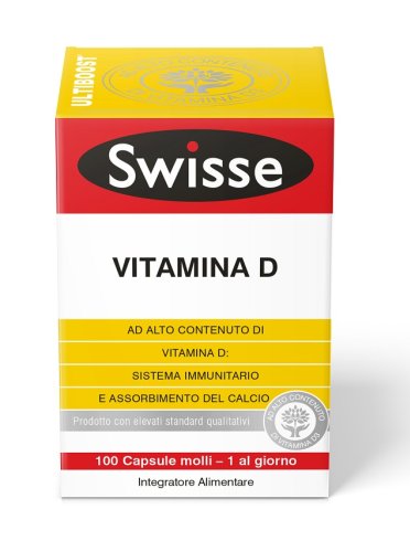 Swisse vitamina d3 integratore 100 capsule