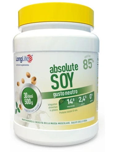 Longlife absolue soy - integratore per massa muscolare - 400 g Longlife absolue soy - integratore per massa muscolare - 400 g