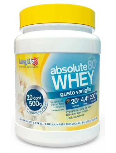 Longlife absolute whey vaniglia 500 g Longlife absolute whey vaniglia 500 g