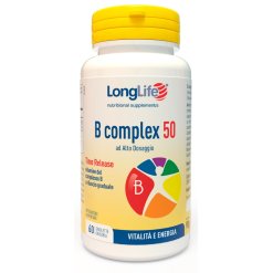 LongLife B Complex 50 - Integratore Energetico - 60 Tavolette