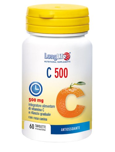 Longlife c 500 - integratore di vitamina c antiossidante - 60 tavolette