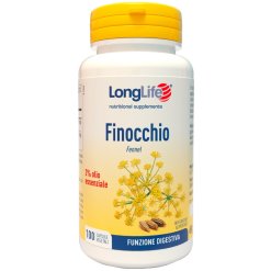 LongLife Finocchio 1% - Integratore Digestivo - 100 Capsule Vegetali
