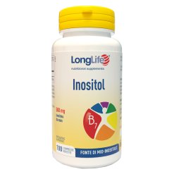 LongLife Inositol 500 mg - Integratore per il Controllo dei Lipidi Plasmatici - 100 Tavolette