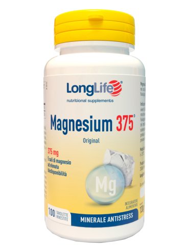 Longlife magnesium 375 mg - integratore di magnesio e potassio - 100 tavolette