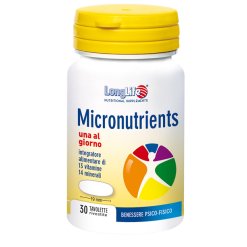 LongLife Micronutrients - Integratore Multivitaminico - 30 Tavolette