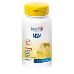 LongLife MSM 1000 mg - Integratore per Pelle Capelli e Cartilagini - 60 Tavolette