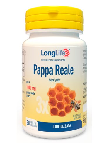 Longlife pappa reale - integratore tonico ricostituente - 30 perle