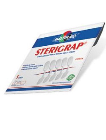 Cerotto adesivo per sutura master-aid sterigrap 7x1,3 5 pezzi