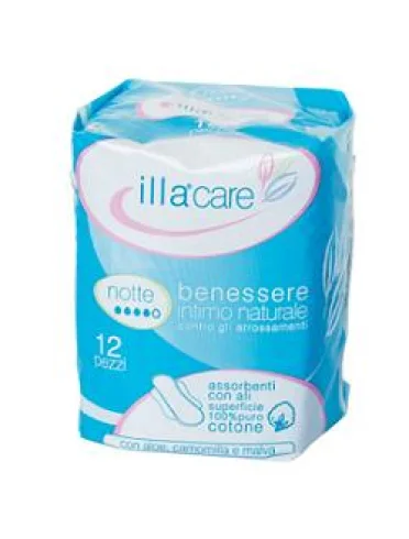 Illa care assorbente notte 12 pezzi Illa care assorbente notte 12 pezzi
