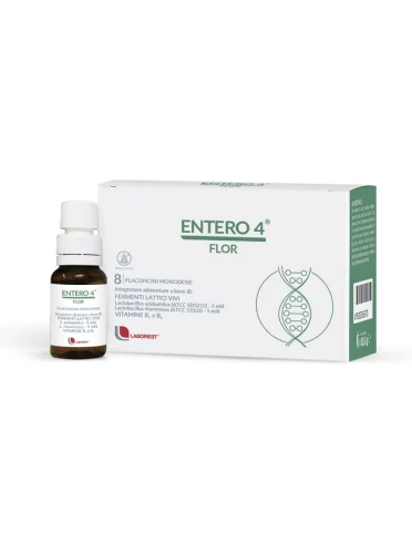 Entero 4 flor 8 flaconcini 10 ml Entero 4 flor 8 flaconcini 10 ml