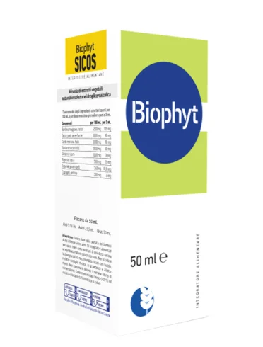 Biophyt sicos 50 ml soluzione idroalcolica Biophyt sicos 50 ml soluzione idroalcolica