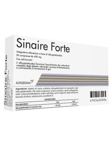 Sinaire forte integratore intestinale 30 compresse