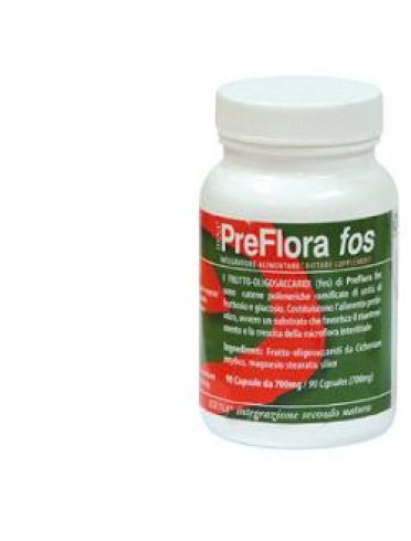 Preflora fos 90 capsule vegetali 700mg fos jerusalem