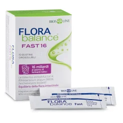 Florabalance Fast 16 - Integratore per l'Equilibrio della Flora Intestinale - 10 Bustine