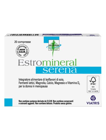 Estromineral serena - integratore per menopausa - 20 compresse