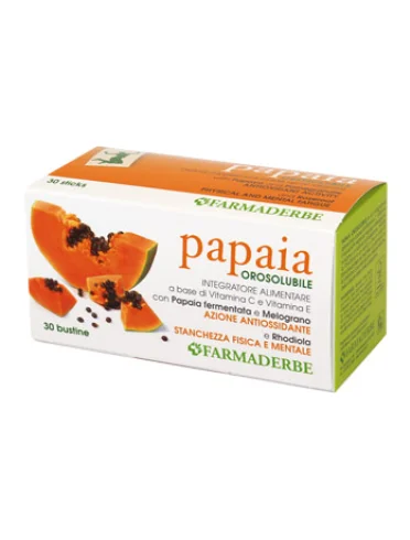 Papaia orosolubile integratore difese immunitarie 30 bustine Papaia orosolubile integratore difese immunitarie 30 bustine