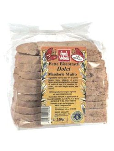 Fette biscottate dolci mandorla malto 250 g