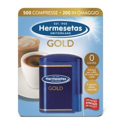 Hermesetas Gold - Dolcificante di Aspartame - 500 + 200 Compresse