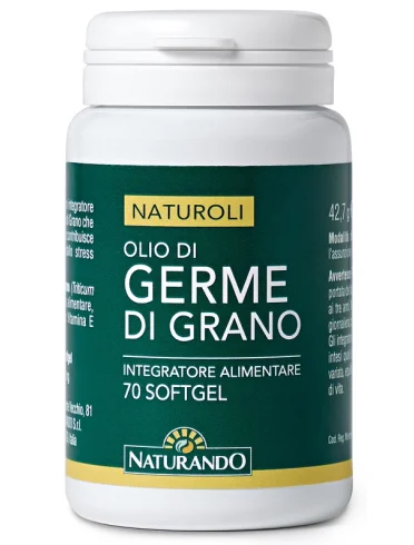 Naturoli olio di germe di grano - integratore per il metabolismo dei lipidi - 70 capsule Naturoli olio di germe di grano - integratore per il metabolismo dei lipidi - 70 capsule