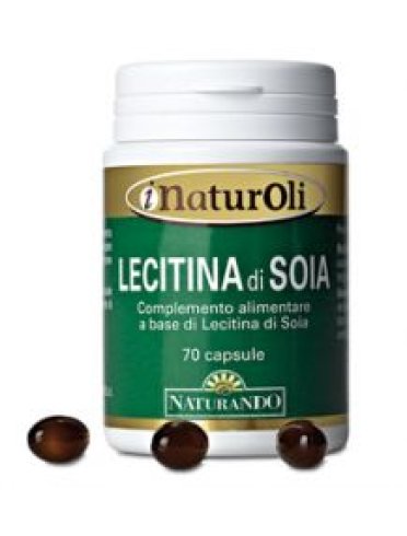 Naturoli lecitina di soia - integratore per il controllo del colesterolo - 70 capsule