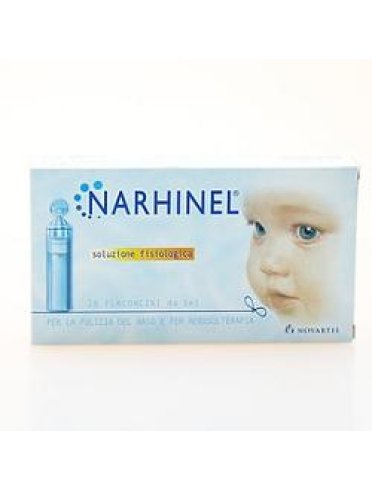 Narhinel - soluzione fisiologica per aspiratore nasale - 20 flaconcini