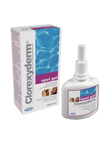 Clorexyderm spot gel idratante cane e gatto 100 ml