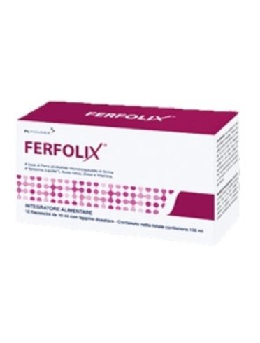 Ferfolix integratore di ferro 10 flaconi