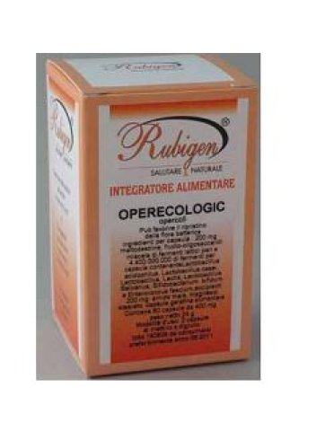 Rubigen operecologic integratore di probiotici prebiotici edenzimi 60 capsule