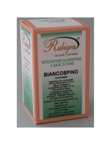 Rubigen biancospino 100 compresse