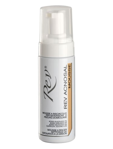 Rev acnosal - mousse detergente viso per pelle acneica - 125 ml