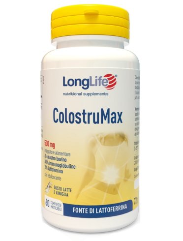 Longlife colostrumax - integratore per difese immunitarie - 60 tavolette