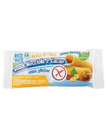 Rice&rice snack di riso alla nocciola 25 g senza lievito