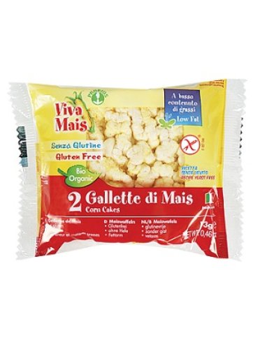 Viva mais galletta di mais con sale duopack 13 g senza lievito