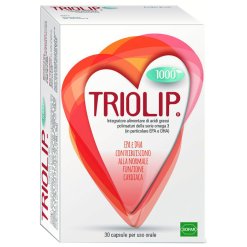 Triolip 1000 - Integratore Omega 3 per la Funzionalità Cardiovascolare - 30 Capsule