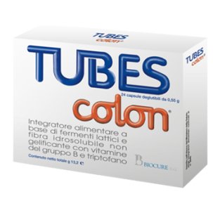 Tubes Colon - Integratore di Fermenti Lattici e Vitamina B - 24 Capsule