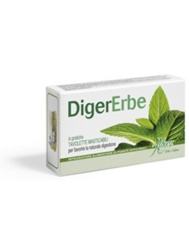 Aboca digererbe - integratore per la digestione - 30 tavolette