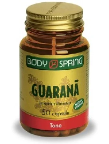 Body spring guaranà - integratore tonico per stanchezza fisica e mentale - 50 capsule Body spring guaranà - integratore tonico per stanchezza fisica e mentale - 50 capsule
