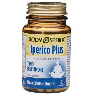 Body Spring Iperico Plus - Integratore per il Tono dell'Umore - 50 Capsule