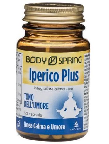 Body spring iperico plus - integratore per il tono dell'umore - 50 capsule