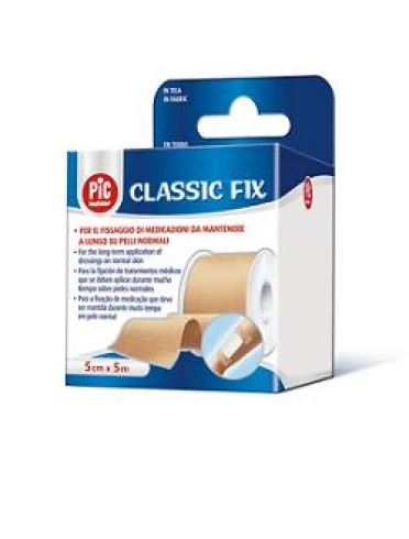Cerotto in rocchetto pic classic fix tela 5x500 cm fustella Cerotto in rocchetto pic classic fix tela 5x500 cm fustella