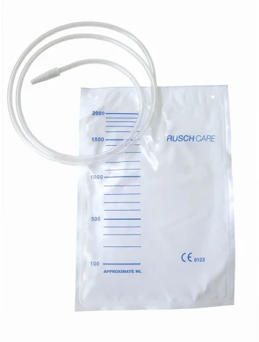 Sacca di raccolta urina da letto monouso non sterile capacita' 2000 ml con tubo di raccordo lunghezza 130 cm diametro 5x7 mm valvola di non ritorno 1 gancio 30 pezzi Sacca di raccolta urina da letto monouso non sterile capacita' 2000 ml con tubo di raccordo lunghezza 130 cm diametro 5x7 mm valvola di non ritorno 1 gancio 30 pezzi