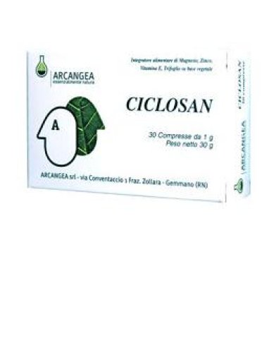 Ciclosan 30cpr 30g nf**