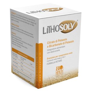 Lithosolv Plus - Integratore di Citrato di Potassio - 153 g + 20 Strisce