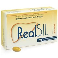 Realsil - Integratore Depurativo con Vitamina E - 40 Capsule