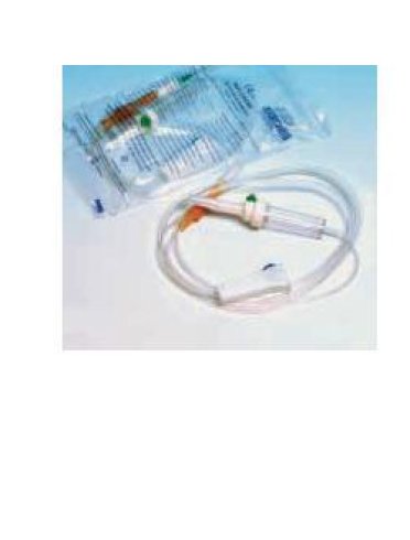 Set sterile per infusione in materiale anallergico con para,ago vena e roller. confezione singola