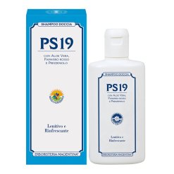 PS19 Shampoo Doccia - Detergente Corpo e Capelli Lenitivo e Rinfrescante - 200 ml
