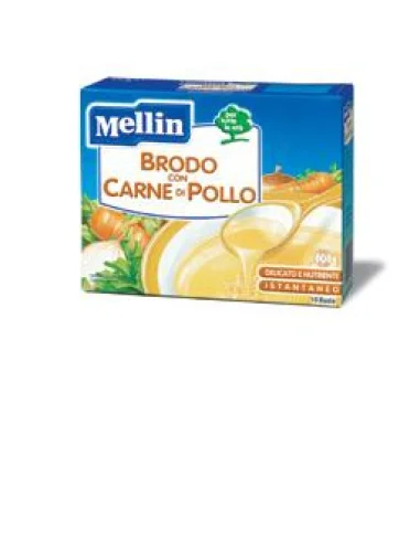 Mellin brodo carne pollo 10 bustine x 5 g Mellin brodo carne pollo 10 bustine x 5 g