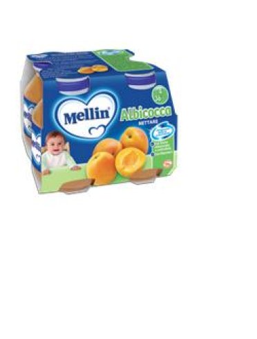 Mellin nettare albicocca 125 ml 4 pezzi