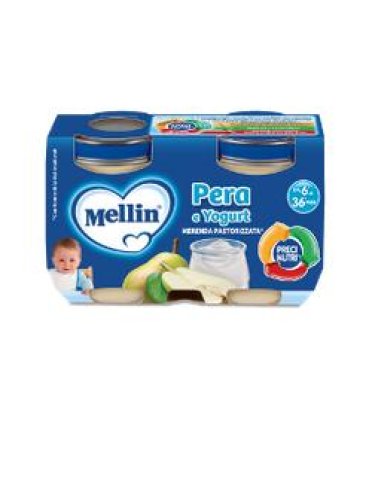 Mellin merenda yogurt pera 2x120 g