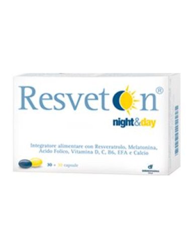 Resveton night & day - integratore per il benessere della donna - 60 capsule
